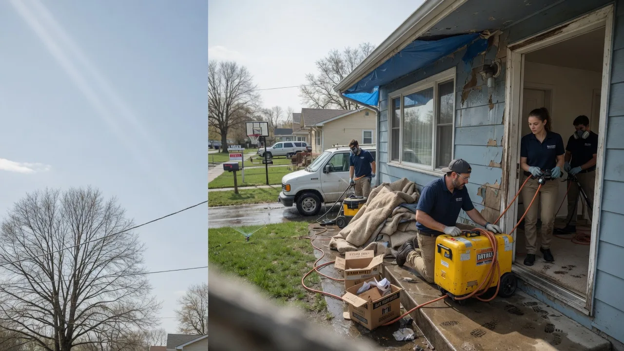 Basement Flood Cleanup in Ipswich, SD near me